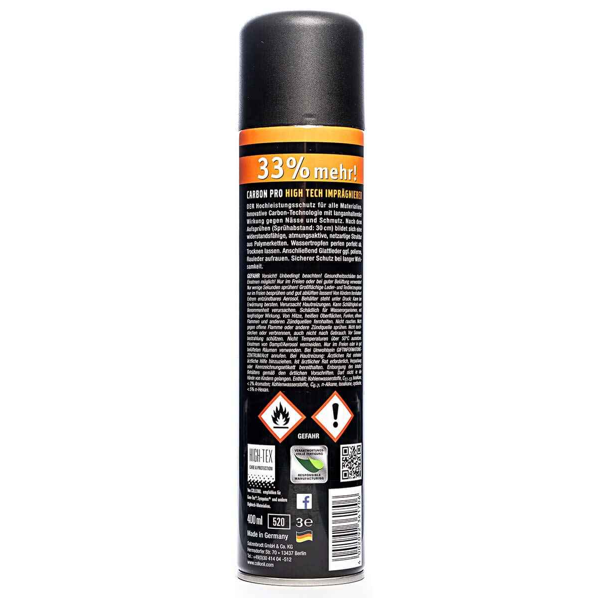 Collonil Carbon Pro 400ml Waterproofing Spray