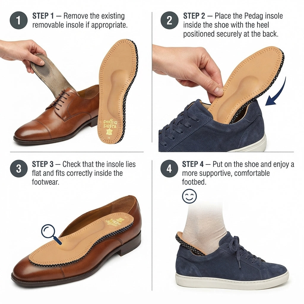 Pedag Siesta Orthotic Insole Full Length Flexible