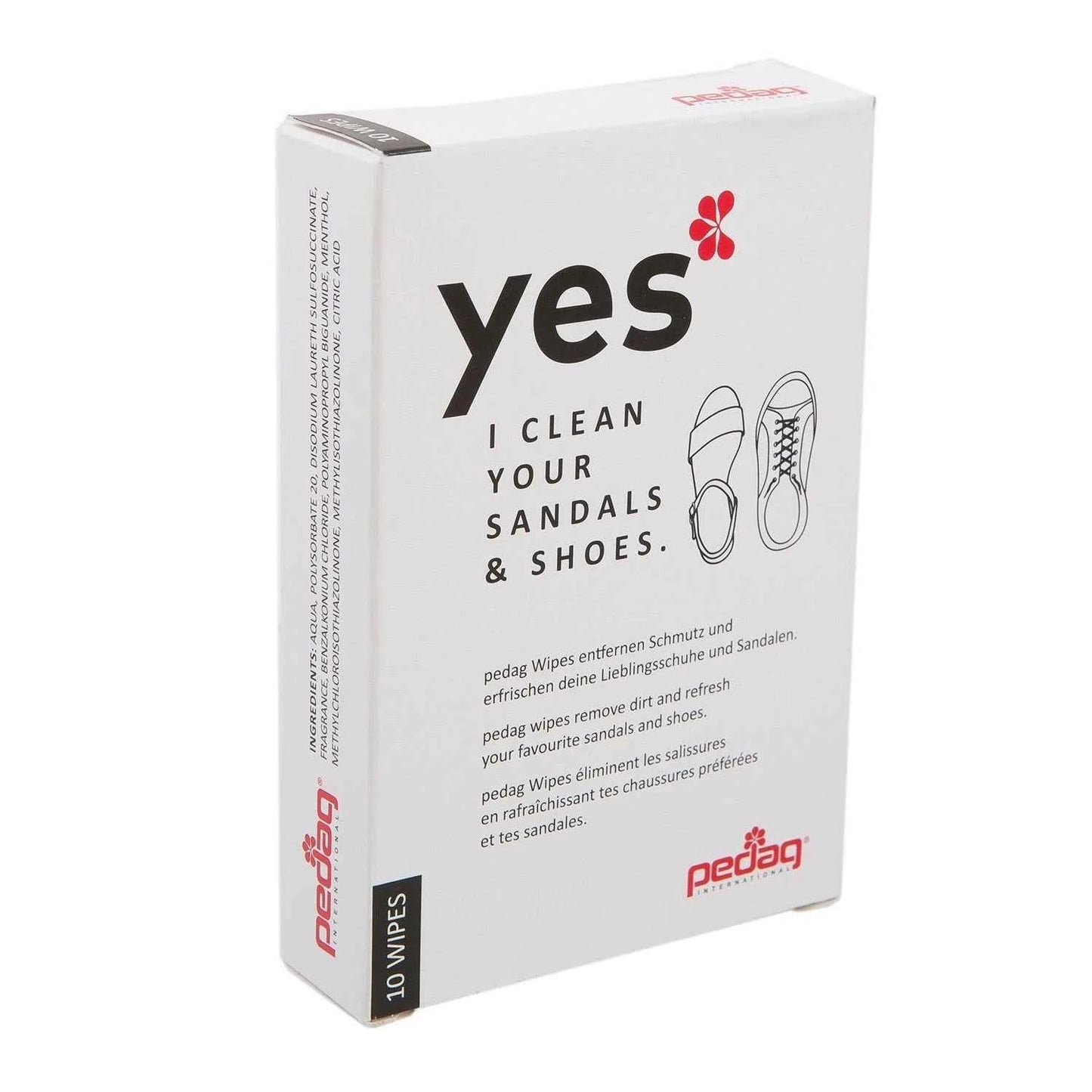 Pedag YES Wipes I Clean Your Sandals and Shoes
