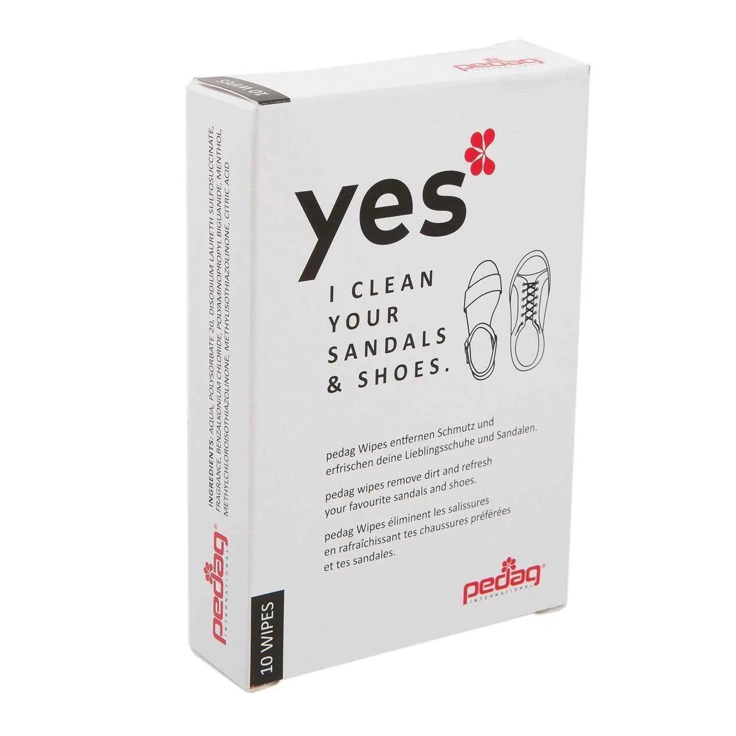 Pedag YES Wipes I Clean Your Sandals and Shoes