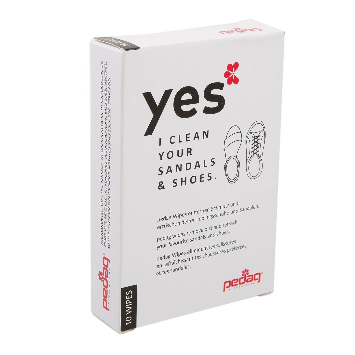 Pedag YES Wipes I Clean Your Sandals and Shoes