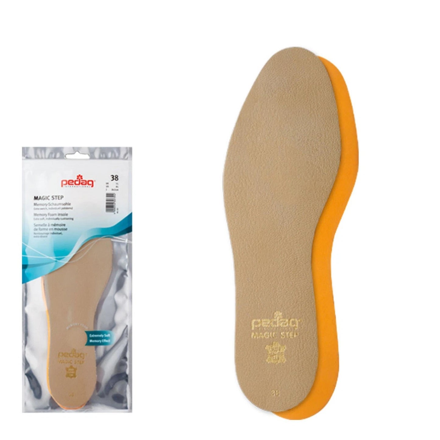 Pedag Magic Step Leather Top Memory Foam Insole