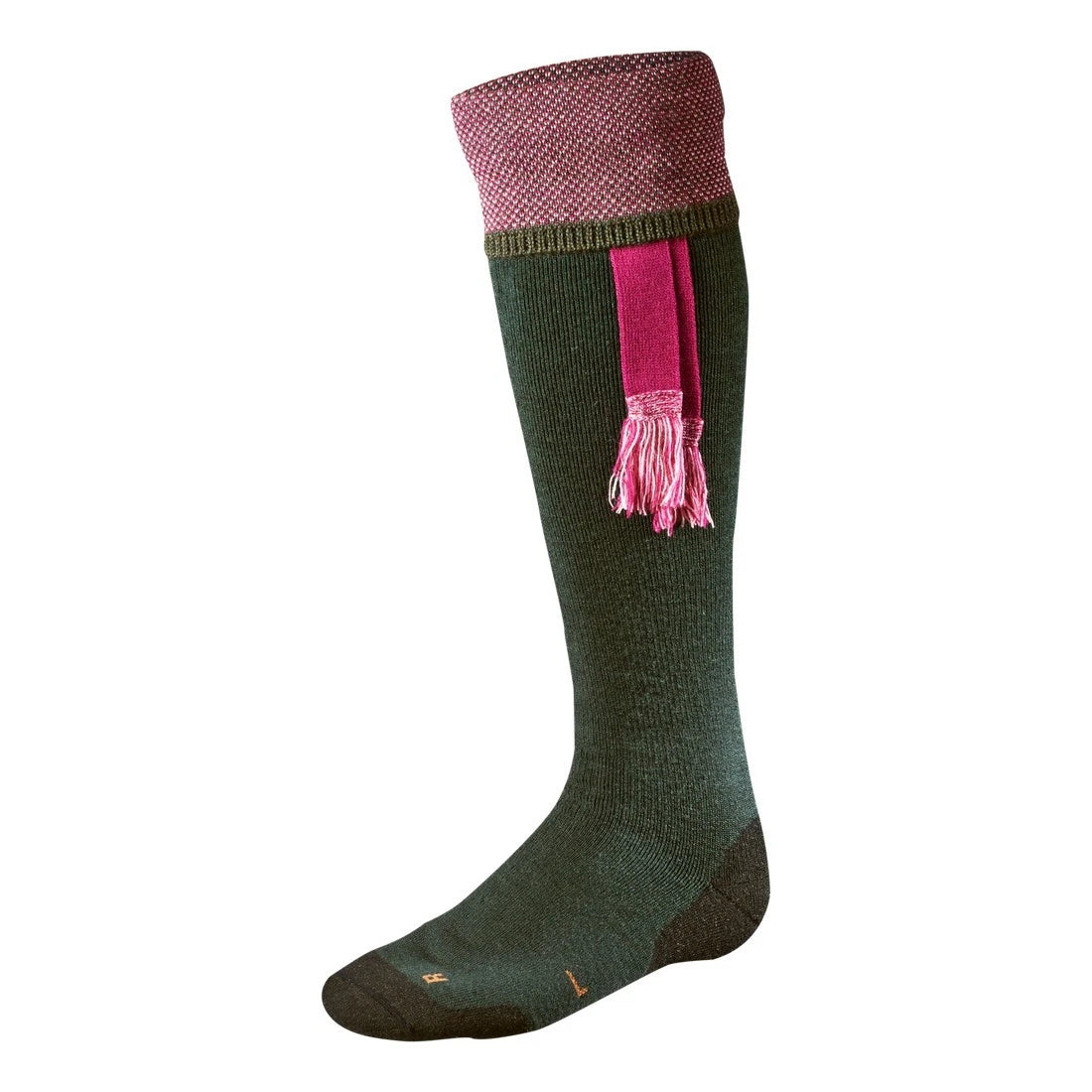 Harkila Sporting Estate Socks Bottle Green/Pink