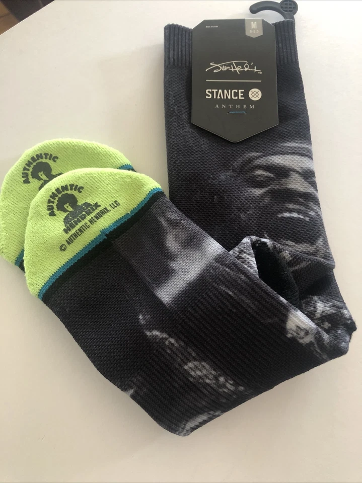 Stance Anthem Jimi Jam Multi Colour Crew Socks