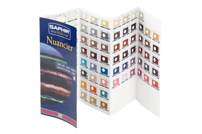 Saphir Beaute du Cuir Shade Chart Nuancier Card