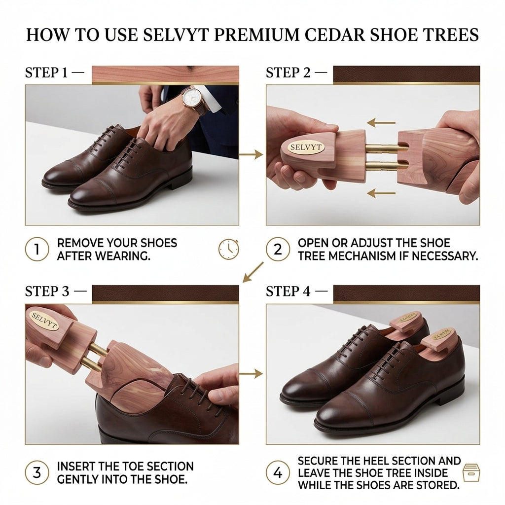 Selvyt Premium Cedar Shoe Trees
