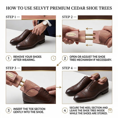Selvyt Premium Cedar Shoe Trees