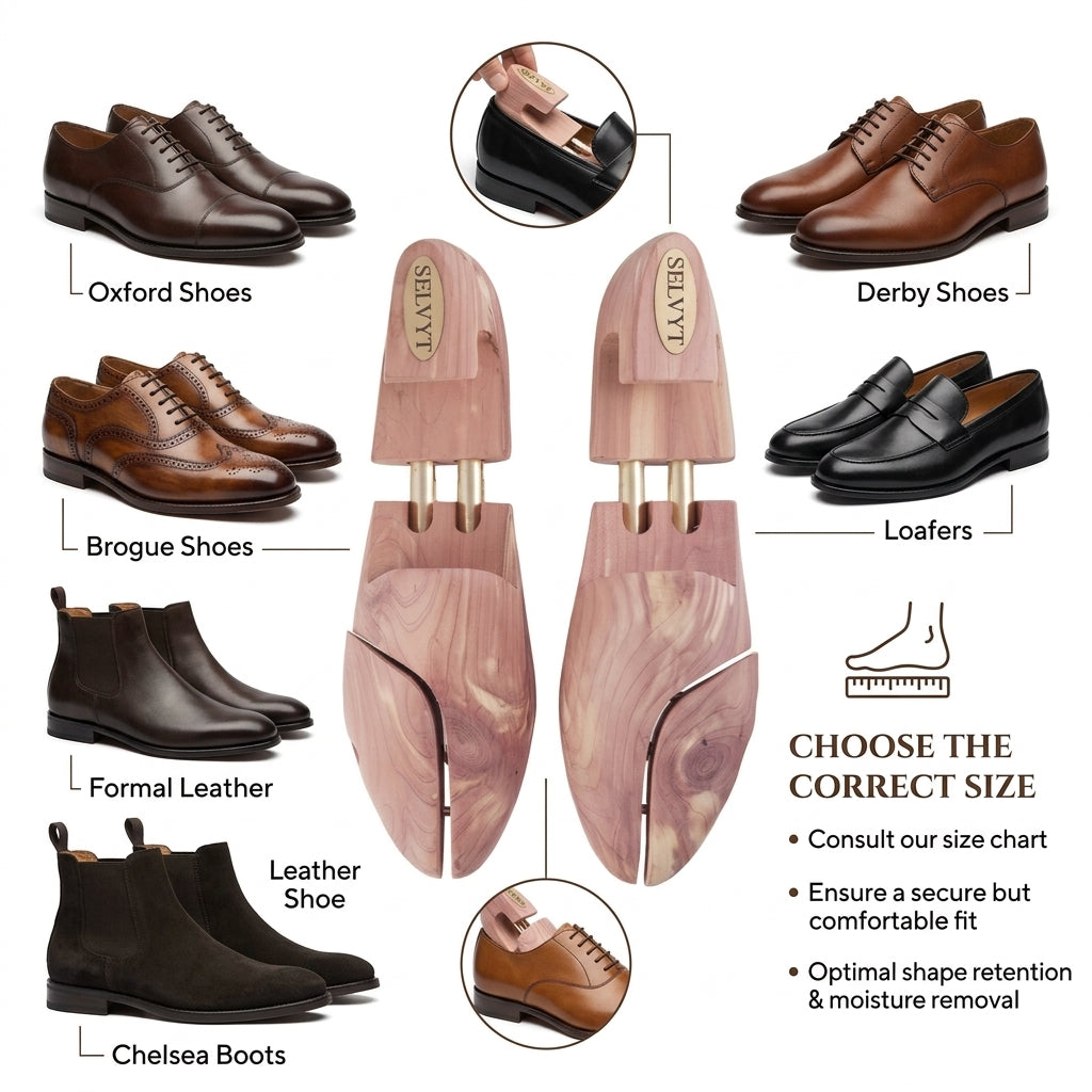 Selvyt Premium Cedar Shoe Trees