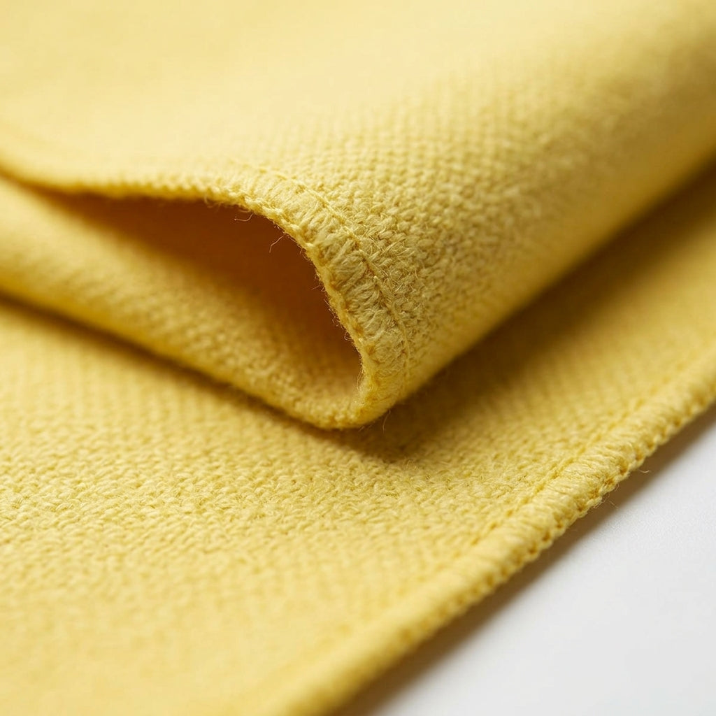 Dasco Large Polish Cloth Yellow 38cm x 40cm - High-Quality Cotton