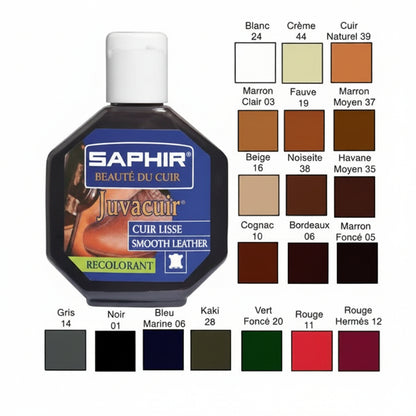Saphir Smooth Leather Juvacuir 75ml - Premium Leather Care