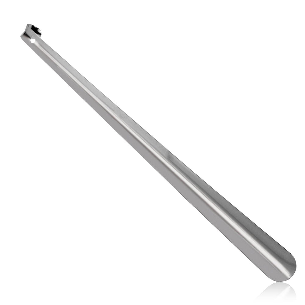 Silver metal rod on a white background