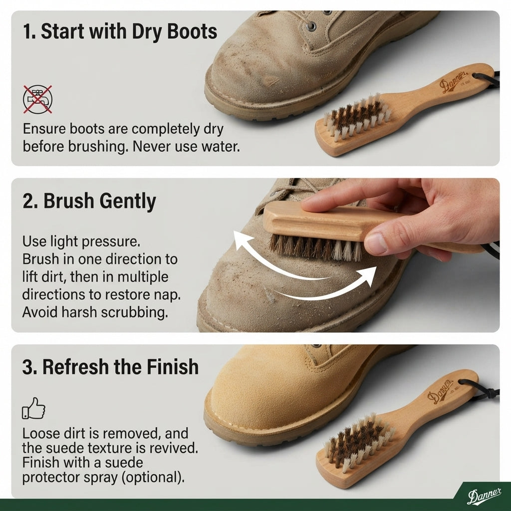 Danner Suede & Nubuck Brush | Boot Cleaning Brush