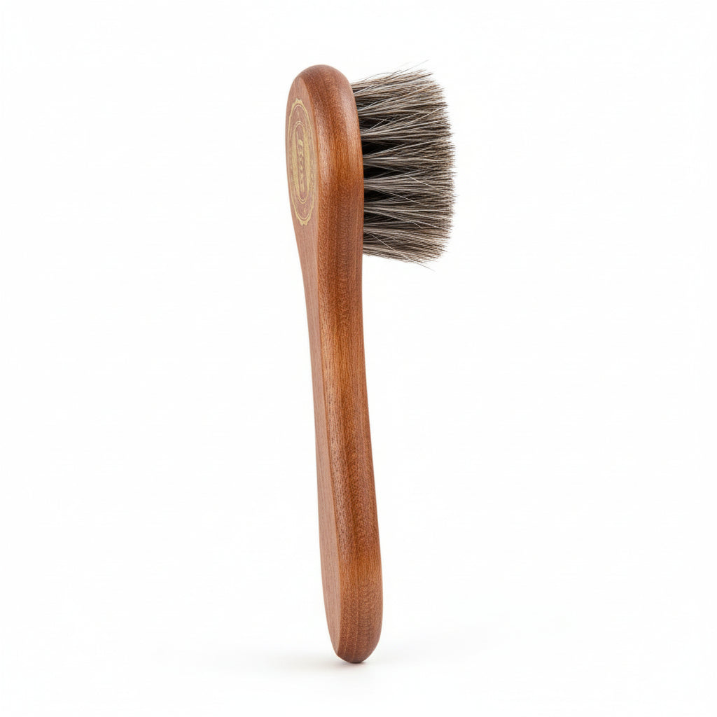 G.H. Bass Natural Horsehair Applicator Brush for Boots & Shoes
