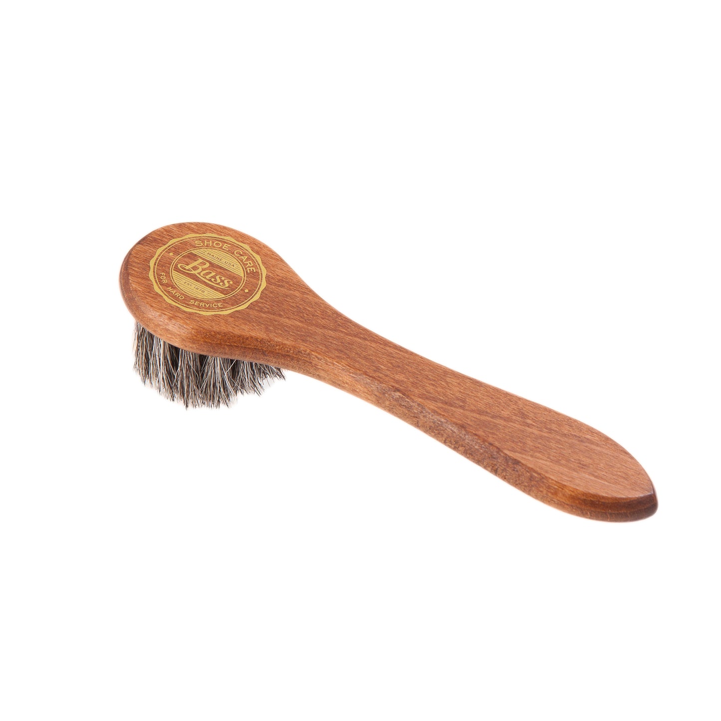 G.H. Bass Natural Horsehair Applicator Brush for Boots & Shoes