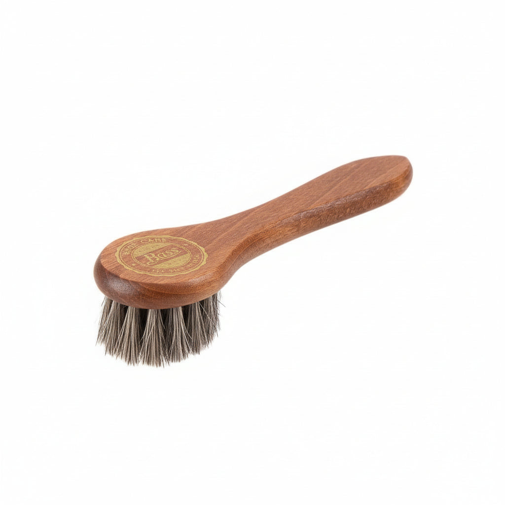 G.H. Bass Beechwood Horsehair Buffing & Applicator Brush Set