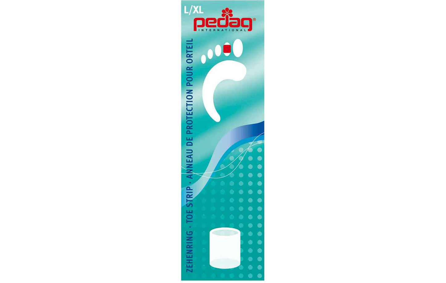 Pedag Toe Strip Gel Toe Protector for Corns, Warts and Pressure Bunion Relief