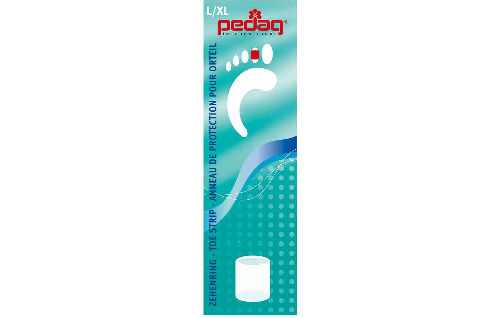 Pedag Toe Strip Gel Toe Protector for Corns, Warts and Pressure Bunion Relief
